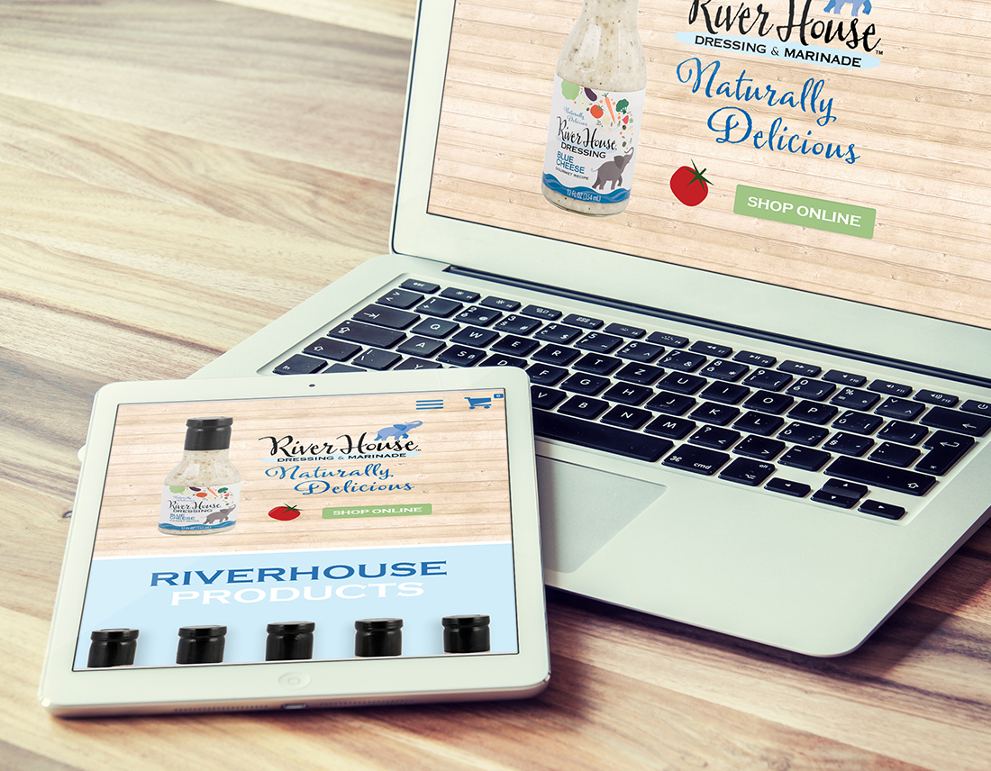 Riverhouse Dressing - Oregon web design