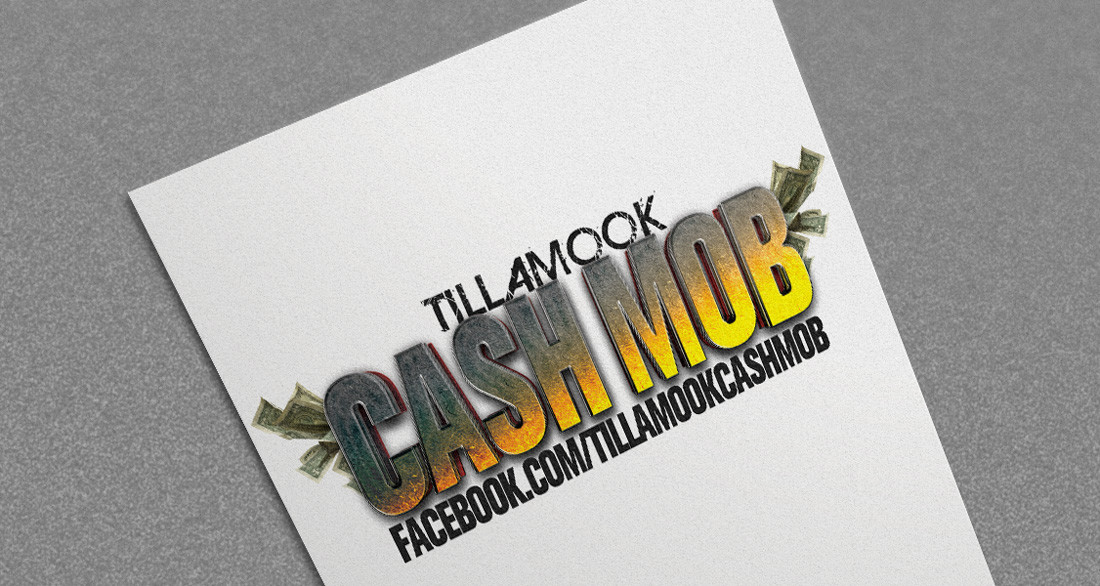 Tillamook Cash Mob - Oregon logo design