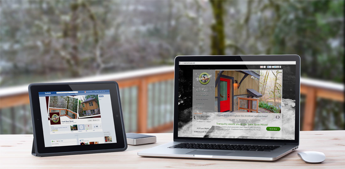 Trask River House - Oregon web design